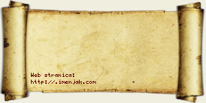 Jovana Durkalić vizit kartica